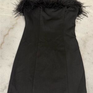 Forever 21 Black Strapless Bodycon Mini Dress